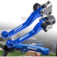 For Yamaha WR250F 2001-2015 2014 2013 CNC Pivot Brake Clutch Levers Motorcycle Dirt Bike Motocross WR 250F 250 F 2016-2018 2017