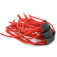 5 Pcs Slingshot Rubber Bands 1745 6 Stripes 5mm Slingshot Replacement Bands Tubular Powerful Sling Shot Bands for Hunting