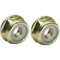 2pcs Left Hand Thread Blade Nut Universal For Lawn Mowers Grass Trimming Tools M10x1.25 Brushcutter Garden Power Tools Parts