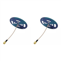 ABSY 2X UWB Antenna 550Mhz-7Ghz Log-Periodic Omnidirectional Antenna 915RFID High Gain Antenna With SMA Male Connector