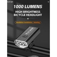 AliExpress West Biking WEST BIKING Bike Light 1000 Lumen Bicycle Headlight IPX6 Waterproof High Brightness Portable LED Flashlight Bicycle Accessories