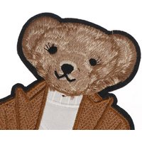 1/4PCS Large Bear Clothing Patch Hand Sewn Embroidery Patches Clothes Decoration Part Sewing Applique DIY Craft Backpack Textile