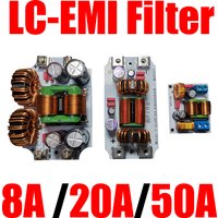 8A 20A 50A DC LC-EMI Filter EMC Auto-Audio-Verstärker Netzteil Entstörungsfiltersystem für Geräusch- und elektromagnetische Störungen