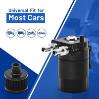 Universal Baffled Aluminum Oil Catch Can Reservoir Tank Oil Tank With Breather Filter OCC-1020A