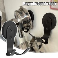 Magnetic Hook 1pc Wall Mount Coffee Handle Holder, for Portafilter Tamper WDT Tool, Kitchen Storage, Metal Surface