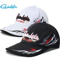 Gamakatsu Fishing Hat with Clip Windproof Fishing Cap for Men Breathable Baseball Cap Sun Protection Hat for Outdoor Hiking