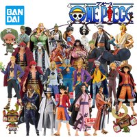 Original Bandai Banpresto One Piece DXF THE GRANDLINE MEN Luffy Zoro Law Sanji Chopper Kid Lucci Anime Figures Model Toy Gifts
