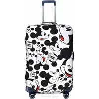 Universal Stretch Suitcase Protector M-Mickeys Design 18-32 Inch Elastic Dustproof Washable Anti-Scratch Travel Accessory