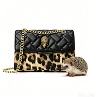Chain women's bag, single shoulder crossbody bag, hedgehog small handbag, versatile