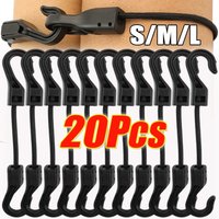 AliExpress NONE Cycling Luggage Binding Ropes Camping Accessories Strechable Bungee Cord with Hook Versatile Elastic Rubber Rope 20-1pcs 32cm