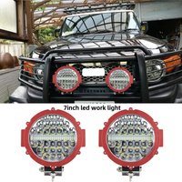 7 Inch round LED Light Pods Offroad Lights 12V-24V Work Lights for Trucks Tractors SUVs RVs ATVs UTVs Boats