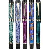 Majohn M600S Celluloid Fountain Pen F Nib with Converter Quality Fashion Office Business Writing Gift Pen Stationery Supplyn