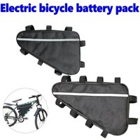 AliExpress NONE Triangle Battery Bicycle Pack Waterproof 210D Oxford Cloth Converted MTB Road Bike Tube Frame Case Storage Bike Bag