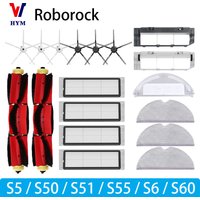 Voor Roborock S5 S50 S51 S55 S6 S60 S6 Pure Stofzuiger Accessoires HEPA Filter Mop Doek Side Belangrijkste Borstel Onderdelen