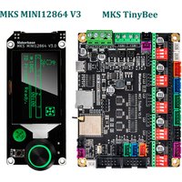 MKS TinyBee Motherboard 3D Printer Mainboard Control Board ESP32 WIFI MINI12864 TFT Screen Wifi WEB Control Makerbase