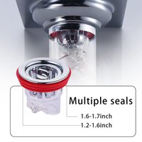 Odor Proof Floor Drain Core Silicone Shower Floor Drain Plug For Kitchen Bathroom Toilet Sewer【Homeclub】