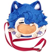 Game Honkai: Star Rail Sampo Koski Cosplay Plush Bag Big Mouth Theme Blue Itabag Doll Toy Crossbody Bag Cute Backpack Toys Gifts