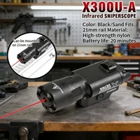 2026 New Multifunctional X300 Tactical Light Infrared Laser Lamp 20mm Rail For Toy Air Guns Hunting Shooting CS Sports