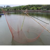 Finefish Strong Nylon Line Moving Small Mesh Fishing Net Carried Automatic Lobster Catch Fish Net Manual Pick Gillnet Cast Nets