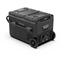 55L Portable Mobile Solar Powered Refrigerator Fridge Freezer Car Cooler With Built-in Battery Solar Fridge Freezer Price