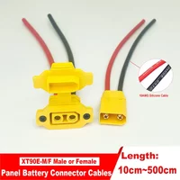 XT90E-F auf XT90H-M Anschlusskabel: 10AWG Silikon-Verlängerungskabel für Lithium-Batterien (XT90E-Buchse oder XT90-Männchen)