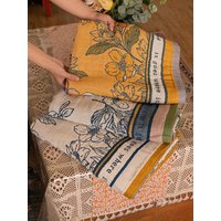 Retro Pure Cotton Gauze Bath Towel Romantic Floral Bath Towel Home Bathroom Large Size Wrapped Towel Water Absorption Towel