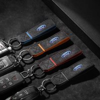 Keyring Key Anti-Loss Ring Pendant Auto Keychain For Ford Fiesta C-Max Kuga Ranger Raptor KA Fusion ST Transit Edge Accessories