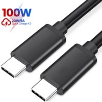 PD100W USB-C to Double Type C Fast Charging Data Cable For Samsung Huawei Xiaomi MacBook iPad Laptop Mobile Phone Quickly Cord