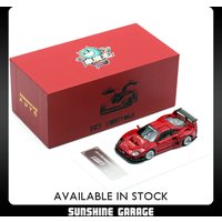 Demon King Auto **CHASE** 1:64 LBWK F40 Red Opened Gull Wing Door Diecast Diorama Car Model Collection Toys