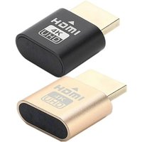 1/2/3/4pcs HDMI Virtual Display 4K HDMI DDC EDID Dummy Plug EDID Virtual Plug HDMI Dummy Emulator Adapter Support All Systems
