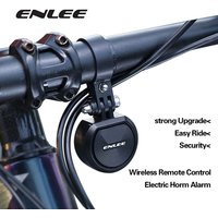 ENLEE 120DB USB Charge Bicycle Electric Bell Cycle Motorcycle Scooter Trumpet Horn Anti-theft alarm Siren & Remote Control