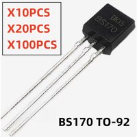SAMIROB 10PCS/20pcs/100PCS BS170 TO-92 MOSFET N-CH 60V 500MA new and original