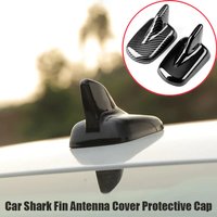 Car Exterior Shark Fin Antenna Cover Protective Cap For Audi A4 A5 2017-2020 Q3 Q5 Q8 2019 -2024 Automobile Decoration Parts
