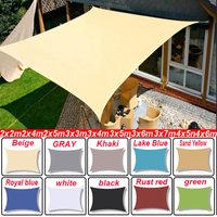 320D waterproof square rectangular sunshade, outdoor garden swimming pool sunshade, plant camping and hiking sunshade