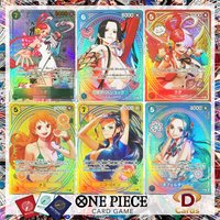 2026 One Piece OTCG Foil Card Heroines Edition Eb03 Uta Hancock Robin Replica Proxy Anime Collection Game Cards English/japanese