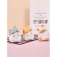 New Cat Stress Relief Squeeze Toys Cute Cartoon Decompression Doll Slow Rebound Home Table Ornaments Stress Reliever Toys Gifts