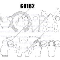 Action Figures Building Blocks Series G0162 GH0487 GH0488 GH0489 GH0490 GH0491 GH0492 GH0493 GH0494 DIY Toys