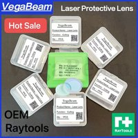 Raytools Laser Protective lens 24.9x1.5 27.9x4.1 30x5 37x7 15KW 20KW Optical Glasses for HANS WSX Bodor Laser Cutting head lens
