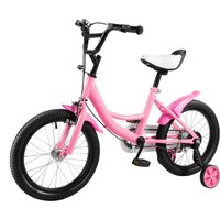 16inch Kids Bike, Multicoloured Junior Bikes, Children Girls 3 Color Bicycle Cycling, Removable Stabilisers, Upgraded Children's Bikes, Suitable for 5-8 Year Olds (Pink) image 4