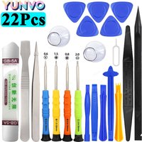 22 in 1 Spudger Pry Screwdriver Set Mobile Phone Tablet Laptop LCD Screen Repair Opening Tool Kit for iPhone Samsung Xiaomi iPad