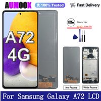 New AMOLED Display For Samsung Galaxy A72 4G LCD Display Touch Screen Digitizer Assembly For Samsung A72 Display Replacement