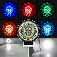 4inch RGB 12V 24V LED Work Light Bar for Car Motorcycle Spot Off Road 4x4 Truck SUV Boat ATV Tractor Headlight Driving lights
