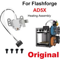 Original AD5X Hotend Heating for Flashforge AD5X Heating Assembly Kit with Heater Cartridge Thermistor Temperature Sensor