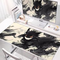 Large Mouse Pad Non-slip Gengar Pokemon Keyboard Mat Pc Gamer Rubber Tablepad Gaming Laptop Office Desk Accessories E-Sports Rug