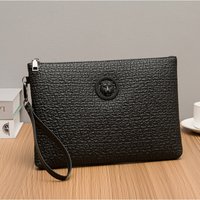 New men's soft leather clutch bag business large-capacity wallet