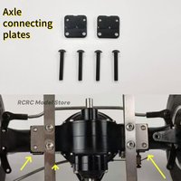 RC 1/14 Model Truck Axle Spacer Adapter Shim Connecting Plate For Tamiya LESU 1/14 RC 770S FH16 MAN TGX Actros Parts Accessories