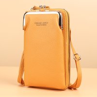 Fashion Small Crossbody Phone Pouch Bags Women Mini Leather Wallet Shoulder Messenger Bag Ladies Phone Bag Coin Purse Handbag