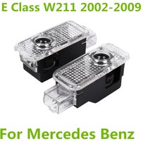 2X LED Car Door Interior Light Bulbs Lamp Decoration Accessories For Mercedes Benz E Class W211 S211 2002 - 2009 2008 2007 2006