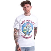 Los Pollos Hermanos Breaking Bad Retro TV Show Graphic T-Shirt Men Women Classic Chicken Logo Casual Streetwear Tee