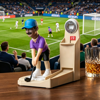 Creative novel bottle golf game ornament toy entertainment outdoor bottle opener BBQ football match ornament bottle opener
